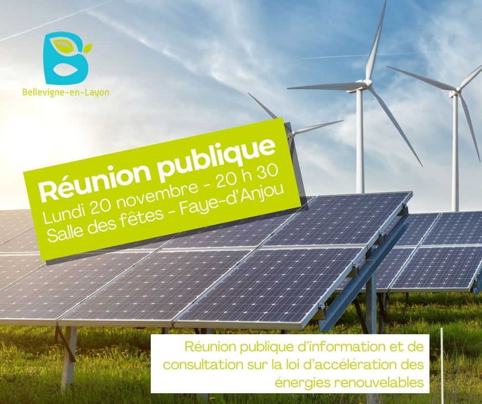 Énergies renouvelables : ouverture d'une consultation publique au Grand-Lucé